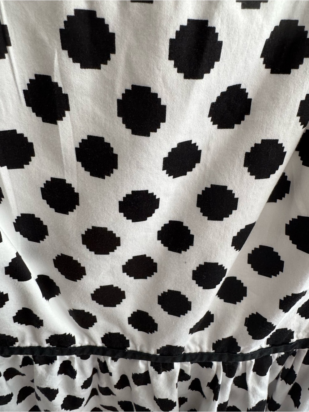 Ralph Lauren Black and White Polka Dot Sleeveless Dress - Picture 3 of 8